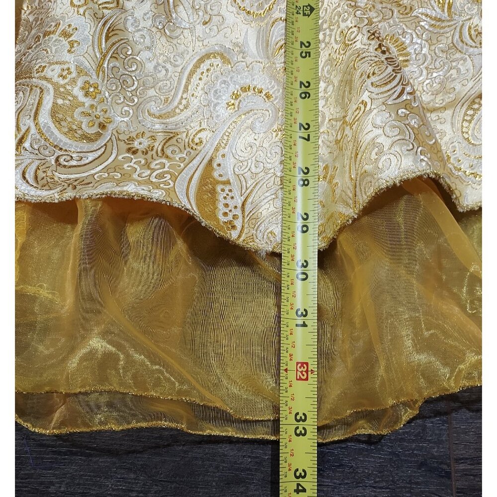 Costume Goldilocks Adult Storybook Fairy Tale Fancy Dress Up Halloween 3 Piece - Picture 12 of 14